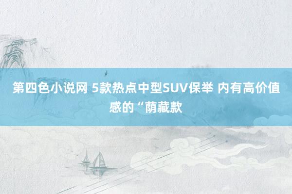 第四色小说网 5款热点中型SUV保举 内有高价值感的“荫藏款